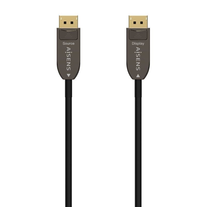 Cable DisplayPort 1.4 AOC 8K Aisens A155-0608/ DisplayPort Macho - DisplayPort Macho/ 20m/ Negro