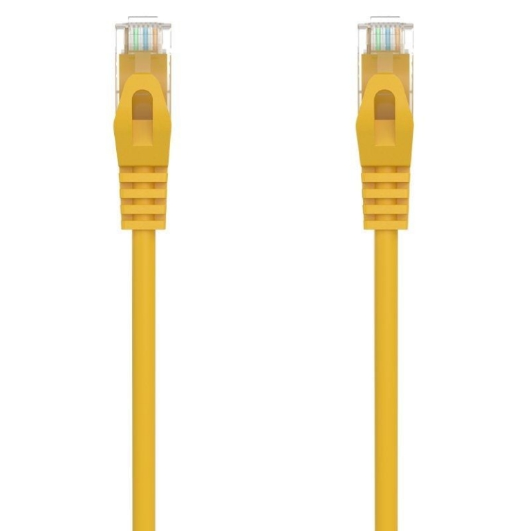 Cable de Red RJ45 AWG24 UTP Aisens A145-0566 Cat.6A/ LSZH/ 1m/ Amarillo