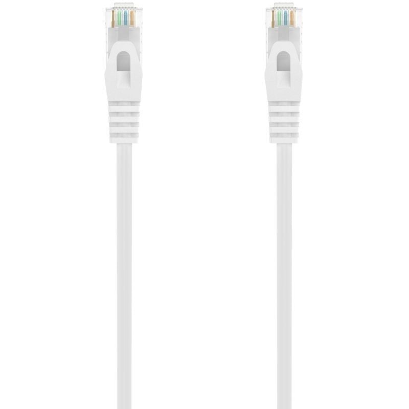 Cable de Red RJ45 AWG24 UTP Aisens A145-0594 Cat.6A/ LSZH/ 1m/ Blanco
