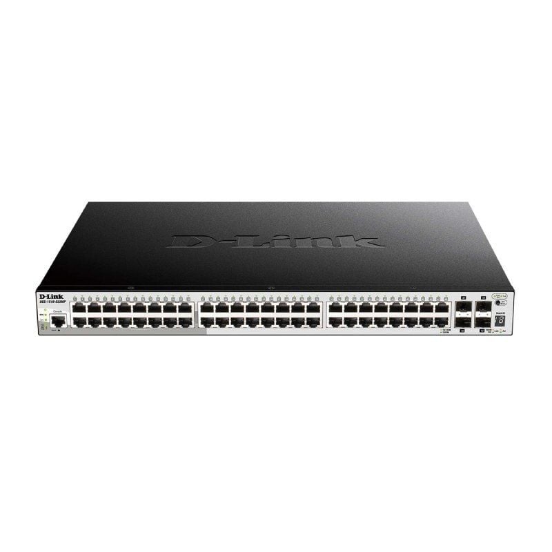 Switch D-Link Smart DGS-1510-52XMP 52 Puertos/ RJ-45 10/100/1000 PoE/ SFP